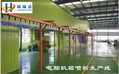 電腦機(jī)箱靜電噴粉生產(chǎn)線